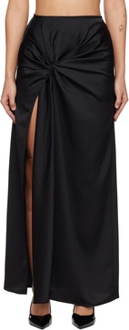 Black Imogen Maxi Skirt