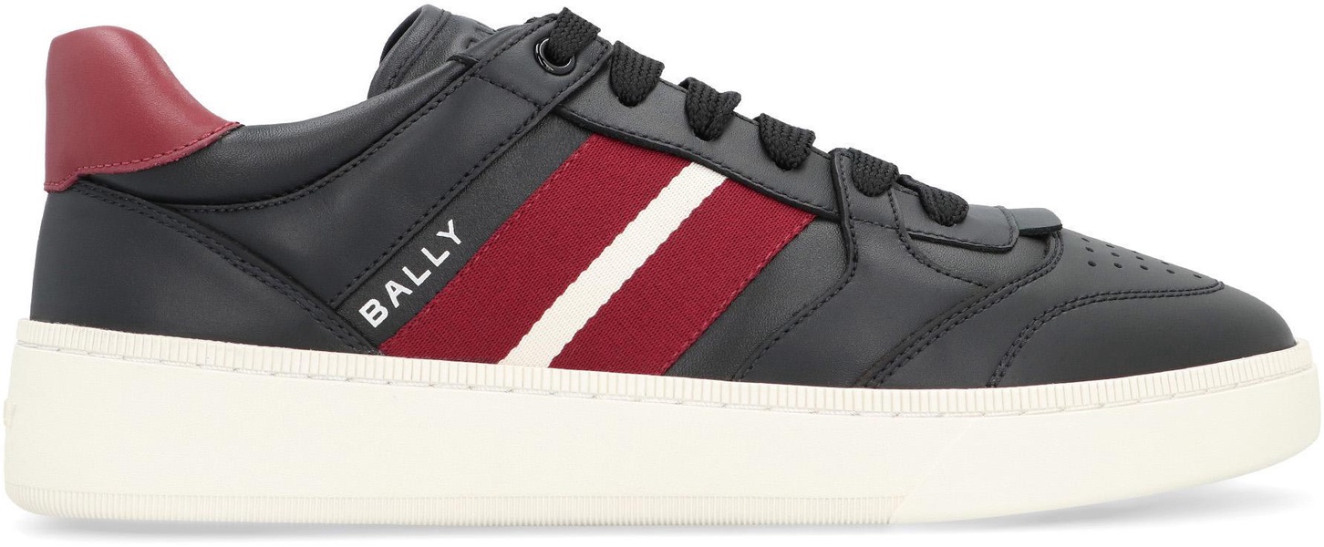 Bally Rebby Leather Low-Top Sneakers