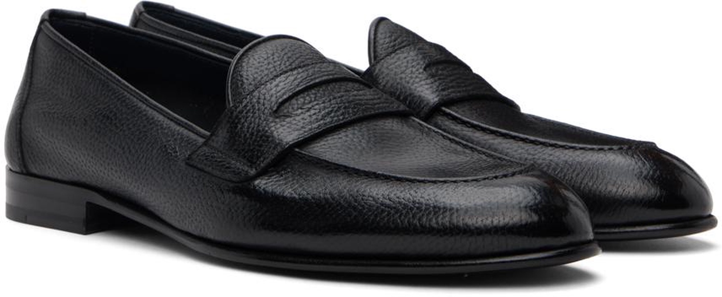 Black Appia Penny Loafers