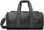 Gray Holdall Faux-Leather Duffle Bag