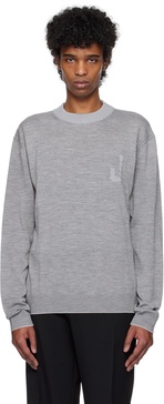 Gray 'The Tricot knit' Sweater