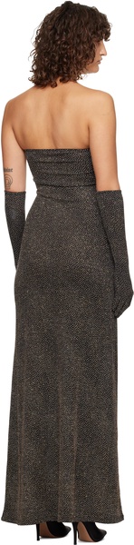 Black & Gold Anise Maxi Dress