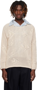 Beige Angel Fish Sweater