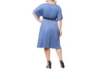 Plus Size Paige Color Block Midi Dress