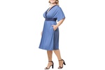 Plus Size Paige Color Block Midi Dress
