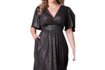 Plus Size Crystal Cove Cocktail Dress with Pockets