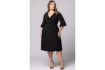 Plus Size Barcelona Midi Wrap Dress