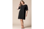 Plus Size Manhattan Shift Dress with Tie Sleeves