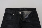 cotton low waist slim fit women casual blue women's jeans