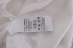 Dolce & Gabbana  White Cotton Silk T-Shirt