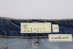 Acht Blue Cotton Tapered Slim Fit Men Casual Denim Jeans