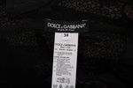 Dolce & Gabbana  Black Floral Sheath Dress