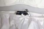 White Silk Stretch Panty Balconette Bra Underwear