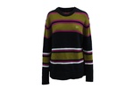 nima striped knit sweater in multicolor wool