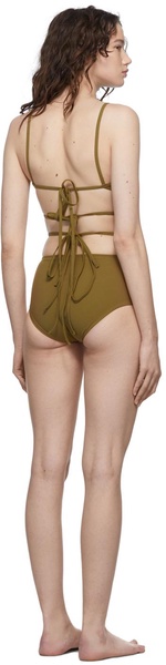 Khaki Looped Tie Bikini