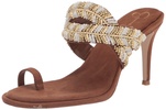 Jessica Simpson Womens Rixei Beaded Faux Suede Heels