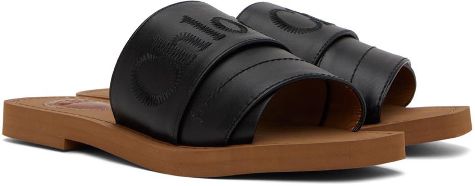 Chloé Woody Leather Slide
