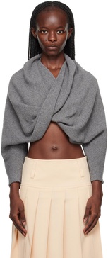 Gray Twist Sweater