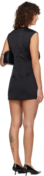 Black Bourdin Minidress