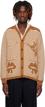 Brown & White Buckaroo Cardigan
