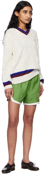 White Tennis Sweater