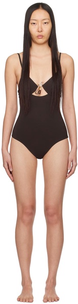 Brown Nebular Swimsuit