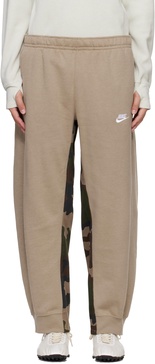 Beige & Khaki Camo 'Overjoggingcamouflague' Sweatpants