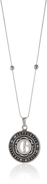Alex and Ani Numerology Expandable Necklace for Women, Number 6 Pendant, Rafaelian Silver Finish