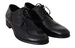 dolce & gabbana elegant   leather derby dress men's shoes