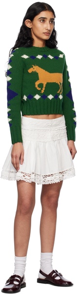 Green Diamond Corral Sweater