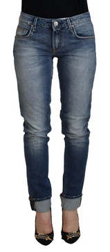 washed cotton low waist women casual women's jeans