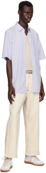 Multicolor Small Faces Print Belt