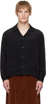 Black Trillium Long Sleeve Shirt