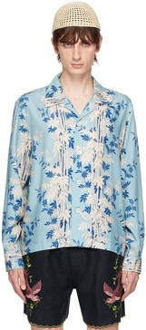 Blue Bamboo Forest Shirt