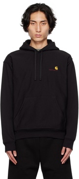 Black American Script Hoodie