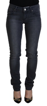 cotton skinny low waist women casual blue women's jeans