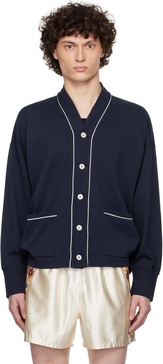 Navy Uniform Cardigan