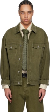 Khaki Colored Denim Jacket