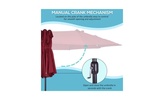 Outdoor Beach Umbrella – Lightweight and UV-Protected Shade for Beach, Patio, or Outdoor Fun