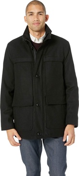 Andrew Marc Men's Brantley Wool Melton Stand Collar Jacket