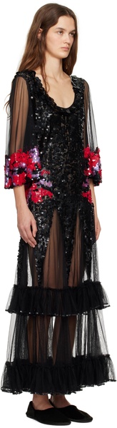 Black Gazebo Maxi Dress
