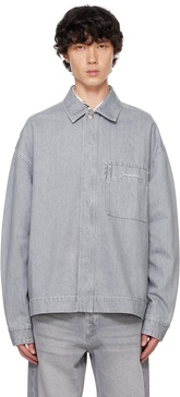 Gray La Casa 'La chemise de-Nîmes' Denim Overshirt