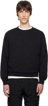 Black Light Fleece Crewneck Lens Sweatshirt