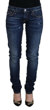 washed cotton low waist women casualwomen's jeans