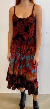 lagarde mix dress (lined) in multi
