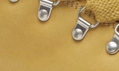 Leather hiking boots