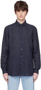 Navy Button Shirt