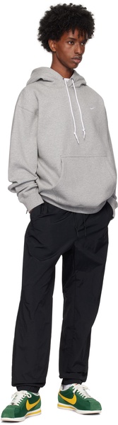 Gray Solo Swoosh Hoodie