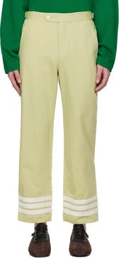 Green Tri-Stripe Trousers