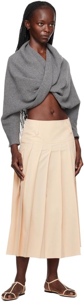 Gray Twist Sweater